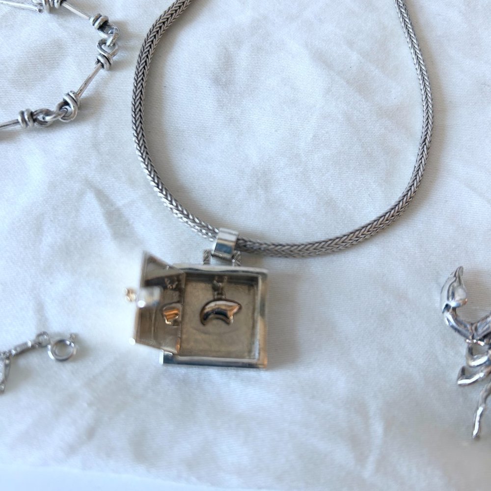 Cynthia Gale Sterling Silver neck for The Golden Bear Vail Bear